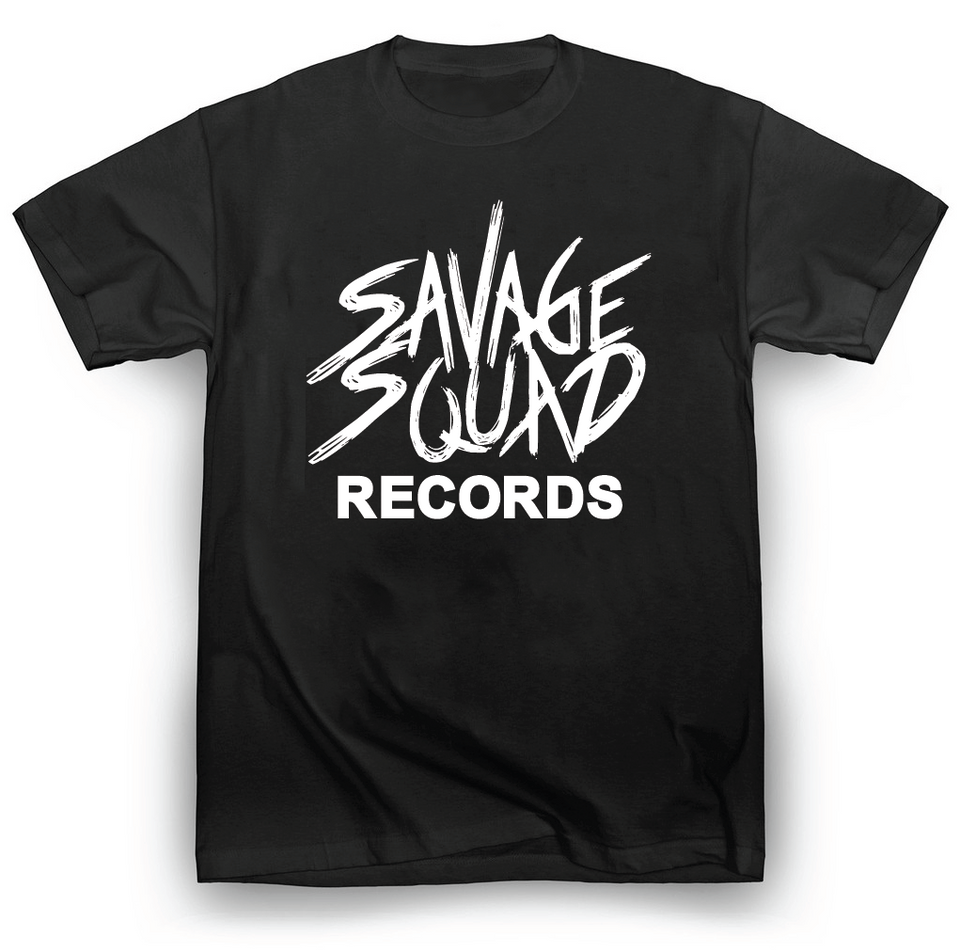 Savage Squad Records T-Shirt - Black