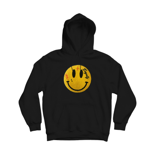 Chenille Hoodie - Black