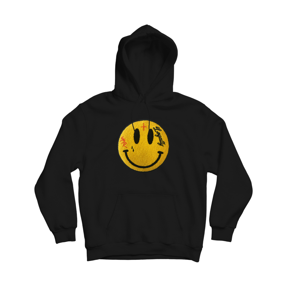 Chenille Hoodie - Black
