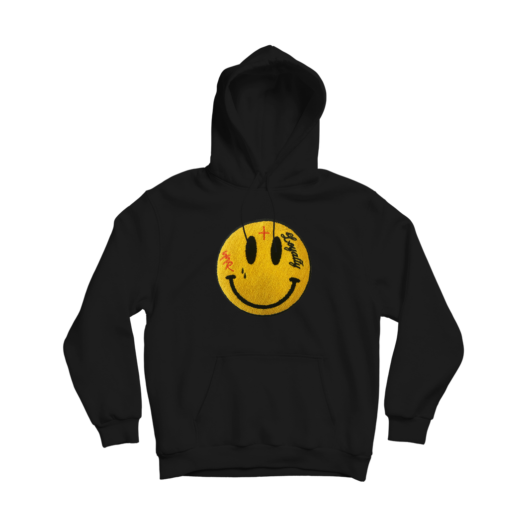 Chenille Hoodie - Black