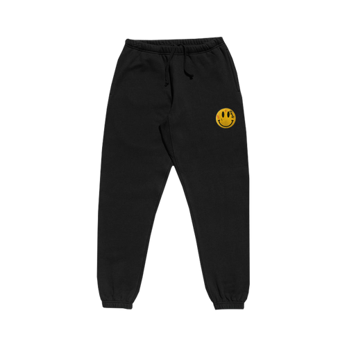 Chenille Sweatpants - Black