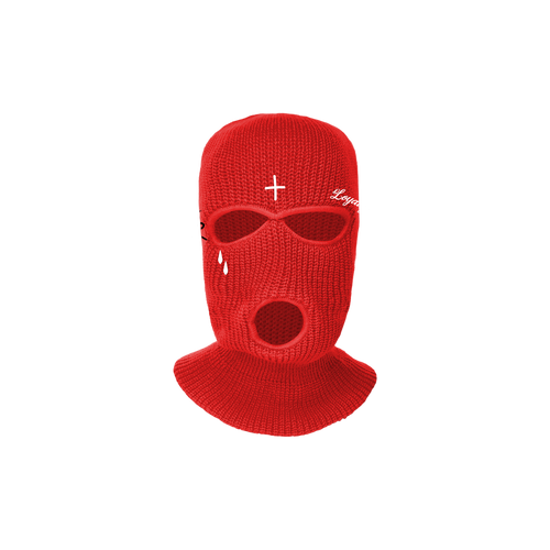 LEGENDS NEVER DIE SKI MASK - RED