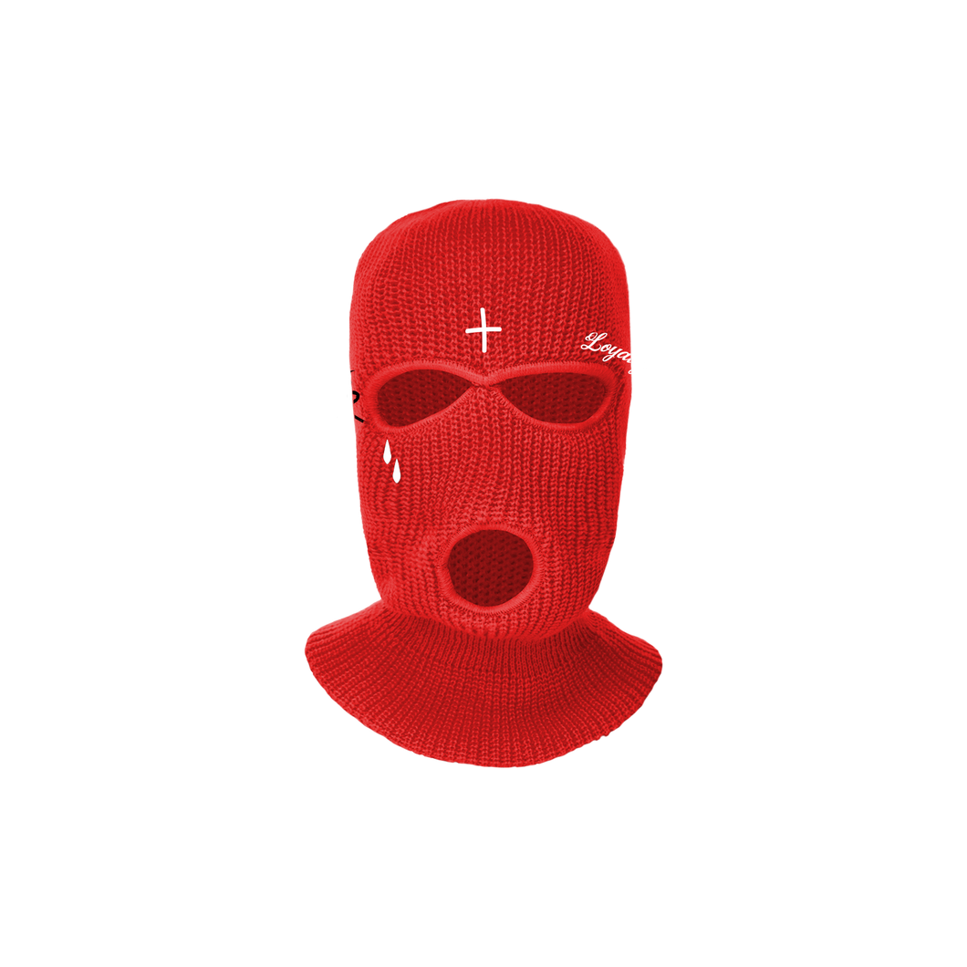 LEGENDS NEVER DIE SKI MASK - RED