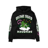 420 SMOKER BEAR HOODIE - BLACK