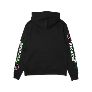 420 SMOKER BEAR HOODIE - BLACK