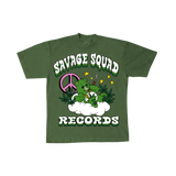 420 SMOKER BEAR T-SHIRT - GREEN