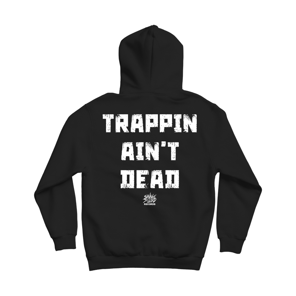 Trap Teddy Hoodie - Black