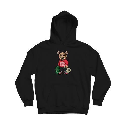 Trap Teddy Hoodie - Black