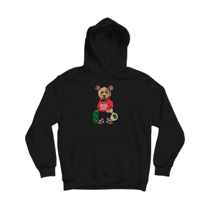 Trap Teddy Hoodie - Black