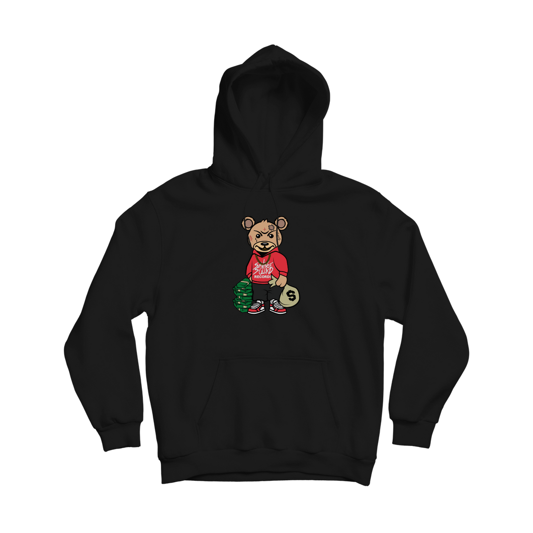 Trap Teddy Hoodie - Black