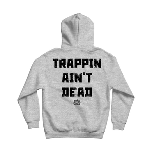 Trap Teddy Hoodie - Heather Grey