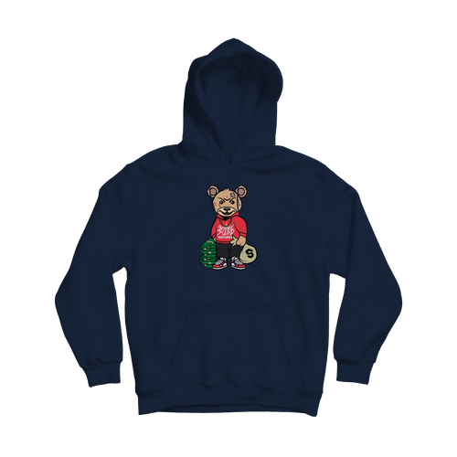 Trap Teddy Hoodie - Navy Blue