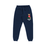 Trap Teddy Sweatpants - Navy Blue