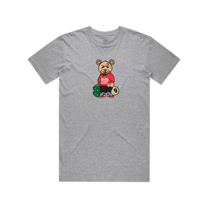 Trap Teddy T-Shirt - Heather Grey