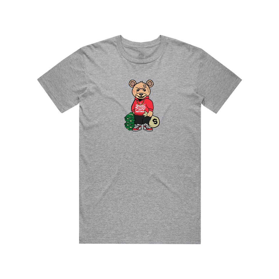 Trap Teddy T-Shirt - Heather Grey