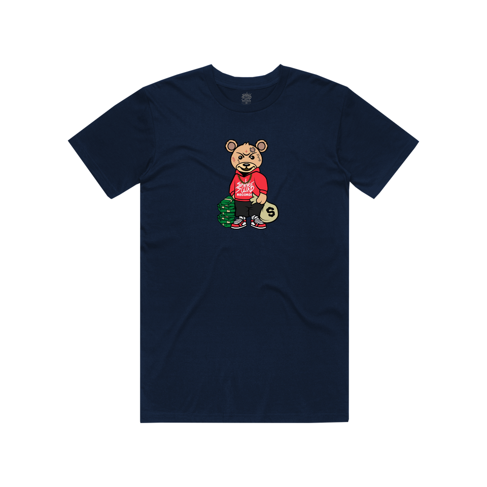 Trap Teddy T-Shirt - Navy Blue