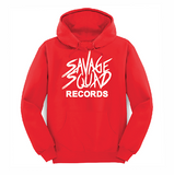 Savage Squad Records Hoodie - Red